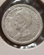 10 cent  1918 type 74/69, Postzegels en Munten, Munten | Nederland, Zilver, Ophalen of Verzenden, 10 cent, Koningin Wilhelmina