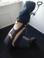 Golftas dames met kar en 12 clubs, Sport en Fitness, Golf, Ophalen, Gebruikt, Tas, Overige merken