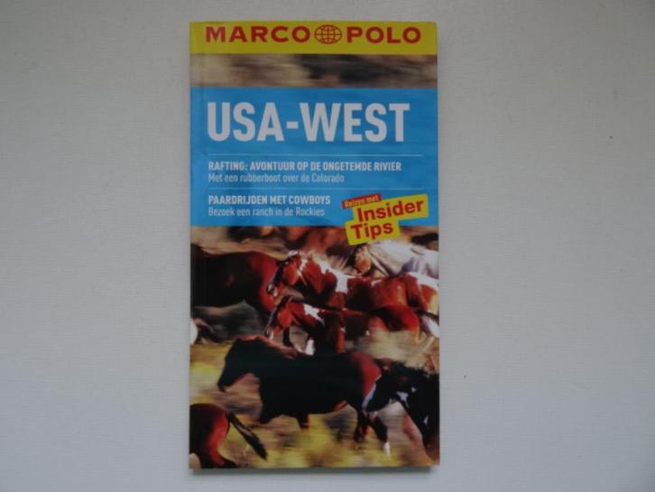 marco polo reisgids USA west, Boeken, Reisgidsen, Zo goed als nieuw, Reisgids of -boek, Noord-Amerika, Marco Polo, Ophalen of Verzenden