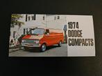 Brochure Dodge Compacts 1974 USA, Ophalen of Verzenden, Zo goed als nieuw, Overige merken