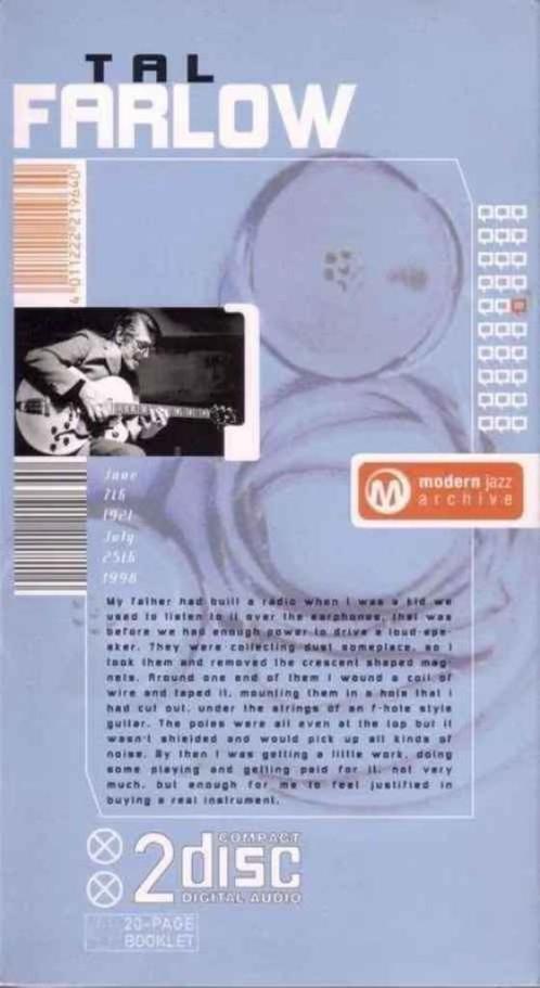 2-Cd Tal Farlow - Godchild / Tal's Blues Longbook In Seal $, Cd's en Dvd's, Cd's | Jazz en Blues, Nieuw in verpakking, Jazz, 1940 tot 1960