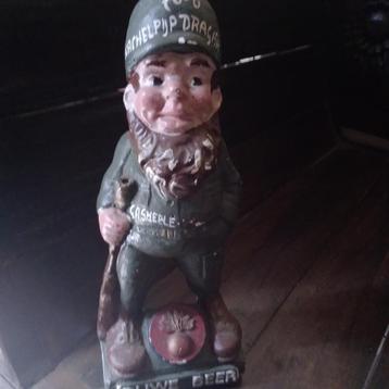 Zeldzame vintage tuinkabouter. Militair thema  beschikbaar voor biedingen