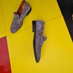 Santoni suede Instap schoenen met muis kleur  7/5 ( 41 / 5), Loafers, Overige kleuren, Verzenden, Zo goed als nieuw