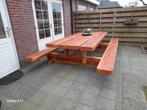 Nieuwe zware  picknicktafel, Tuin en Terras, Ophalen of Verzenden, Zo goed als nieuw, Rechthoekig, Hout