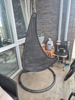 Hangstoel voor Tuin of Balkon | Zwart | Zonder kussens, Ophalen, Gebruikt, Aluminium