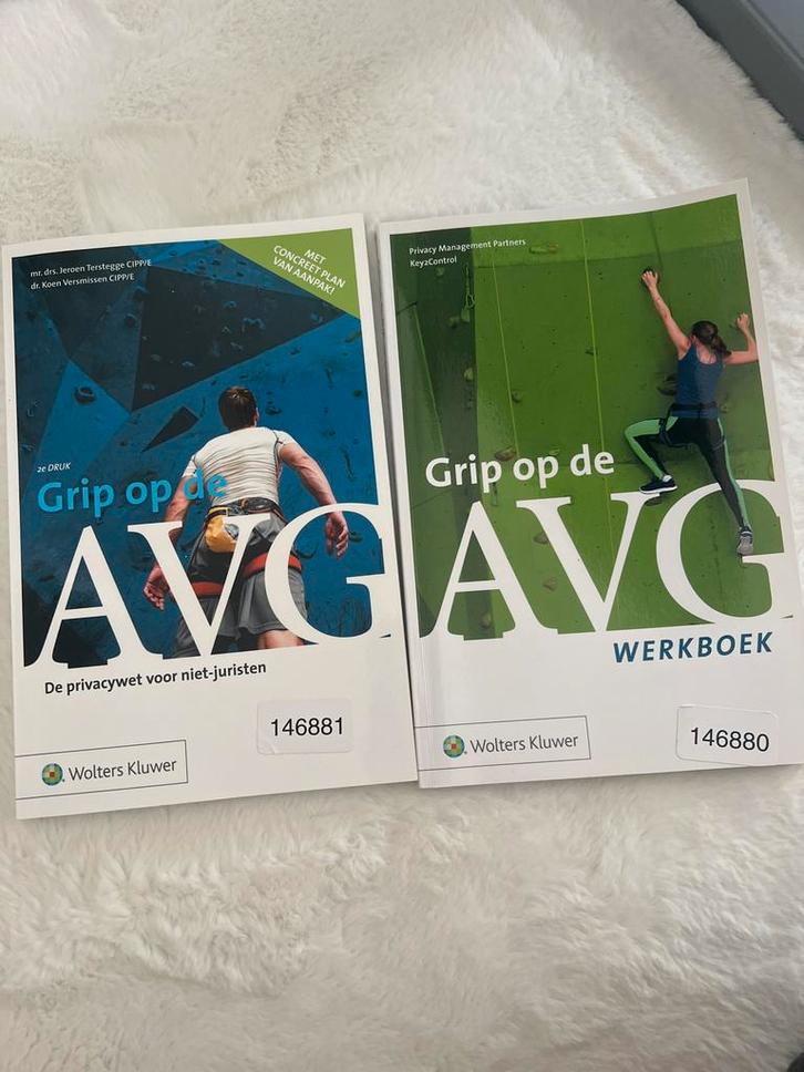 Grip op de AVG (2 boeken) - Nieuw!, Boeken, Studieboeken en Cursussen, Nieuw, Niet van toepassing, Gamma, Ophalen