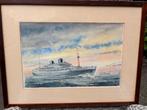 Willem Ruys litho van Ad M Ouwens, Antiek en Kunst, Ophalen