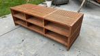 Prachtig mahoniehouten tv meubel / salontafel, Ophalen, 50 tot 75 cm, Zo goed als nieuw, 150 tot 200 cm