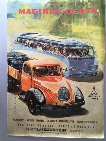 folder van magirus-deutz programmaoverzicht 2 beschikbaar voor biedingen