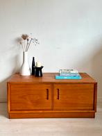 Vintage teak dressoir sideboard tv-meubel jaren 60, Huis en Inrichting, Ophalen, Vintage midcentury, Zo goed als nieuw, Minder dan 100 cm