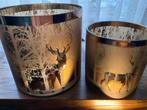 Te koop, mooie wind lichten met afbeelding van hert, Huis en Inrichting, Woonaccessoires | Kandelaars en Kaarsen, Ophalen, Overige materialen