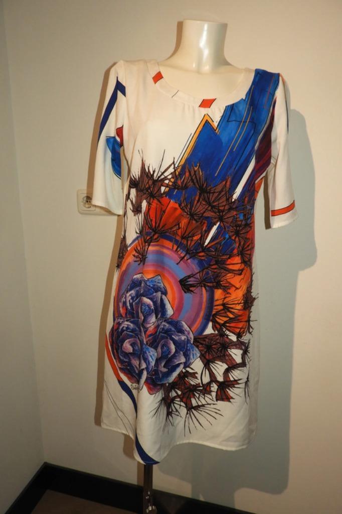 Save the Queen vintage retro look jurk kleur print XXL, Kleding | Dames, Jurken, Zo goed als nieuw, Maat 46/48 (XL) of groter