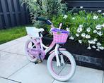 Meisjesfiets - 16 inch, Fietsen en Brommers, Fietsen | Meisjes, Gebruikt, Rose, Ophalen of Verzenden, Handrem