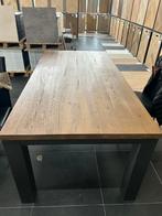 Donkere houten tafel - 101x200 cm, Huis en Inrichting, Tafels | Eettafels, Gebruikt, 100 tot 150 cm, Eikenhout, Ophalen of Verzenden