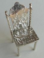 Zilveren miniatuur stoeltje uit 1901, Antiek en Kunst, Ophalen, Zilver