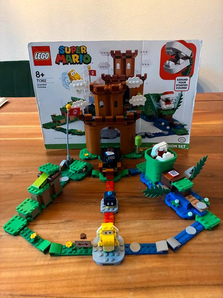 LEGO Mario Uitbreiding Bewaakt Fort 71362, Kinderen en Baby's, Speelgoed | Duplo en Lego, Gebruikt, Lego, Complete set, Ophalen of Verzenden