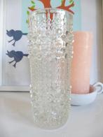 Vaas glas met bubbels retro vintage SKL union wax candle, Huis en Inrichting, Woonaccessoires | Vazen, Gebruikt, Overige kleuren