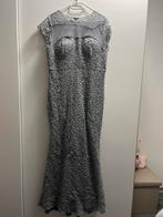 Gala jurk - Zilver - Maat M, Maat 38/40 (M), Ophalen of Verzenden, Grijs, Gedragen