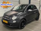 Fiat 500 1.2 Lounge Black Edition|Airco|126000KM|, Euro 5, Stof, Gebruikt, 4 cilinders