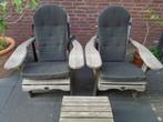 2 ceder houten Original Bear Chair, adirondack lounge stoel, Gebruikt, Loungeset, Hocker, Hout