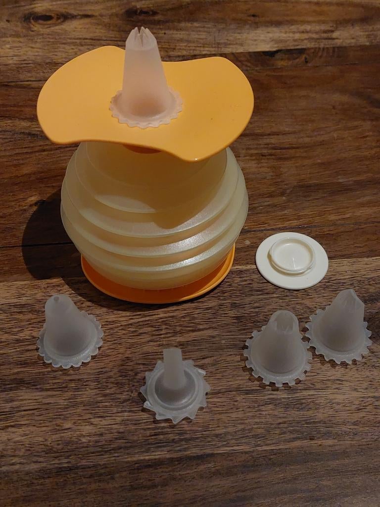 Tupperware garneerbol harmonikaatje slagroomspuit NIEUW, Ophalen, Nieuw, Overige typen
