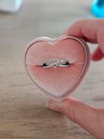 Zilveren ring hartje, Nieuw, Ophalen of Verzenden, 17 tot 18, Dame