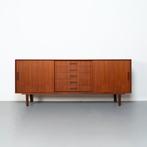 Vintage Deens Dressoir in teakhout, Ophalen, Gebruikt, 150 tot 200 cm, Teakhout