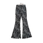 Drole de copine | Flared broek zebra print | Maat S/M, Kleding | Dames, Verzenden, Nieuw, Zwart