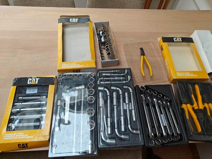 CAT Caterpillar gereedschap in tray nieuw! (bahco), Doe-het-zelf en Verbouw, Gereedschap | Handgereedschap, Zo goed als nieuw