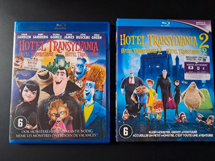 BR Hotel Transylvania 1 + 2 (€10 inclusief verzendkosten), Cd's en Dvd's, Blu-ray, Zo goed als nieuw, Verzenden