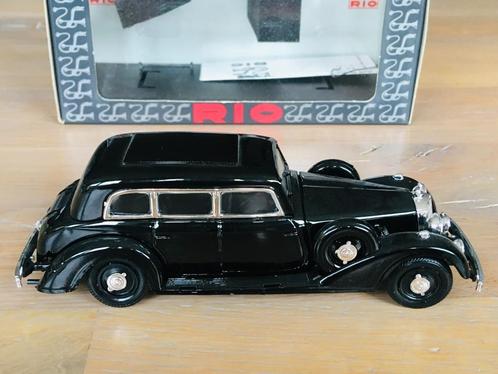 RIO - 1938 Mercedes Benz 770 Pullman Limousine Derde Rijk, Hobby en Vrije tijd, Modelauto's | 1:43, Zo goed als nieuw, Auto, Overige merken