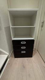 IKEA Stuva kastje wit/zwart, Ophalen, 50 tot 100 cm, Zo goed als nieuw, Met lade(s)
