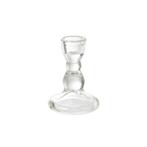 19 Transparante kaarsen kandelaars 6,5 x 9 cm, Huis en Inrichting, Woonaccessoires | Kandelaars en Kaarsen, Ophalen, Overige materialen