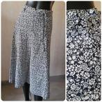 Romantische vintage klokvormige rok met mt 36, Blauw, Ophalen of Verzenden, Zo goed als nieuw, Maat 36 (S)