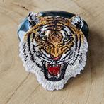 Strijk embleem Iron on Patch applicatie tijger, D, Nieuw, Ophalen of Verzenden, D