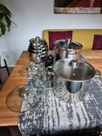 Complete Pannenset - diverse maten, Huis en Inrichting, Keuken | Potten en Pannen, Ophalen, Gebruikt, Overige materialen, Pannenset