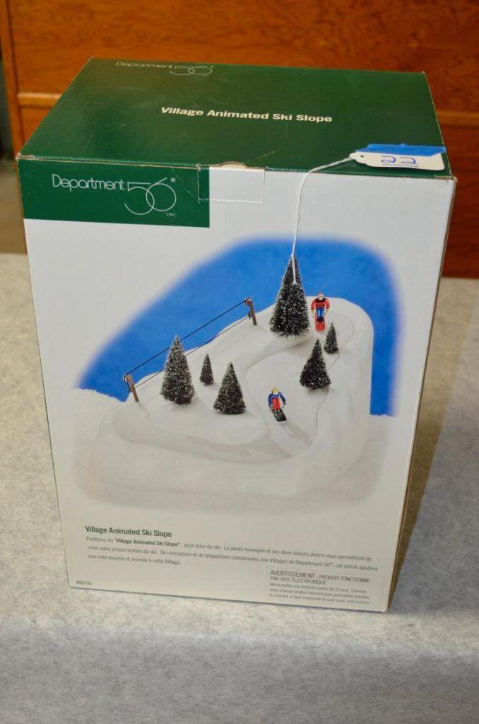 Department 56 Animated Ski Slope (past bij Lemax), Diversen, Kerst, Zo goed als nieuw, Verzenden