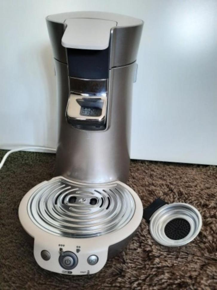 Philips Senseo Viva Cafe Plus -Beige-Rose-Antraciet-Zwart., Witgoed en Apparatuur, Koffiezetapparaten, Gebruikt, Koffiepads en cups