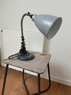 Vintage Verstelbare Bureaulamp Industrieel Design Grijs Meta, Antiek en Kunst, Ophalen