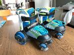 Hudora rolschaatsen blauw en groen 30-33, Ophalen of Verzenden, Gebruikt