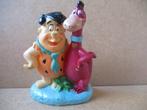 adv10657 flintstones fred en dino, Ophalen, Overige figuren, Gebruikt, Beeldje of Figuurtje