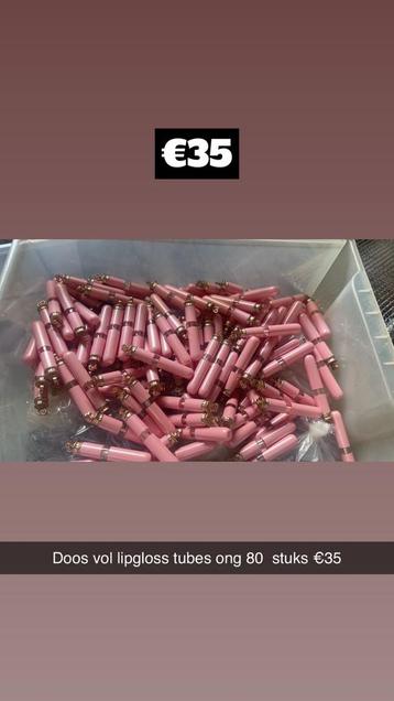 Lipgloss tubes leeg beschikbaar voor biedingen
