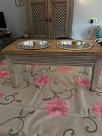 Adori eet en drinkbak in houten standaard, Dieren en Toebehoren, Honden-accessoires, Ophalen of Verzenden, Gebruikt