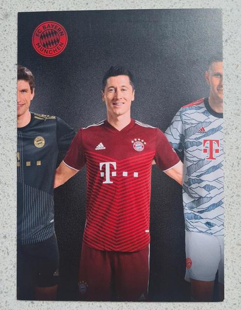 Spelerskaart Robert Lewandowski Bayern München, Verzamelen, Sportartikelen en Voetbal, Zo goed als nieuw, Spelerskaart, Buitenlandse clubs