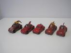 5 x Oude Rode Matchbox Lesney volkswagen (flying bug)., Lesney, Gebruikt, Ophalen of Verzenden, Auto