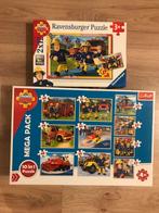 12 brandweerman sam puzzels, Kinderen en Baby's, Speelgoed | Kinderpuzzels, Verzenden, 10 tot 50 stukjes, Zo goed als nieuw