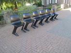 4 Kangaroo Chair Ernst Moeckl jaren 70 design Horn Germany, Huis en Inrichting, Stoelen, Ophalen, Kunststof, Gebruikt, Zwart