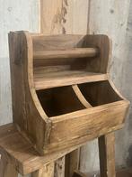 Gruttersbak teak hout syoer sober landelijk jwm, Huis en Inrichting, Woonaccessoires | Overige, Ophalen, Nieuw