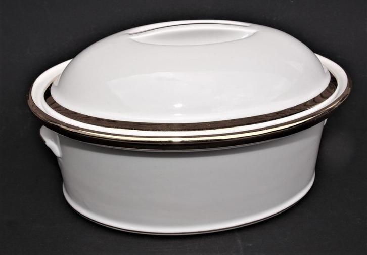 Pillivuyt - Ovenschaal / dekschaal - ovaal - NIEUWSTAAT, Huis en Inrichting, Keuken | Servies, Nieuw, Schaal of Schalen, Effen