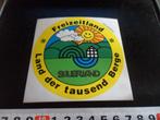 sticker Duitsland Sauerland Freizeitland Land der tausend Be, Verzamelen, Ophalen, Zo goed als nieuw, Bedrijf of Vereniging